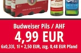 Budweiser Pils Angebote bei Nuck Getränke Dresden für 4,99 €