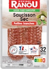 Saucisson Sec 32 Petites Tranches - Monique Ranou dans le catalogue Intermarché Express
