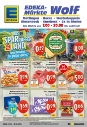 Aktueller EDEKA Prospekt mit Schweinefilet, "Aktuelle Angebote", Seite 1