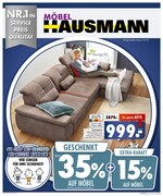 Möbel Hausmann Prospekt für Mönchengladbach mit 12 Seiten Möbel Hausmann Prospekt für Mönchengladbach: "Aktuelle Angebote", 12 Seiten, 03.08.2020 - 23.08.2020
