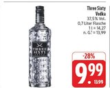 Vodka im Angebot bei EDEKA in Ansbach Vodka Angebote von Three Sixty bei EDEKA Ansbach für 9,99 €