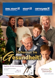Sanitätshäuser Prospekt von Sanitätshaus Emil Kraft + Sohn GmbH & Co. KG in Lünen Aktueller Sanitätshaus Emil Kraft + Sohn GmbH & Co. KG Sanitätshäuser Prospekt für Lünen: Schenken Sie Gesundheit! mit 6} Seiten, 12.11.2025 - 31.01.2026