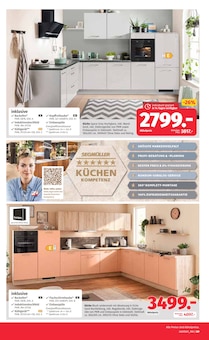 Küche im Segmüller Prospekt "Zum Glück gibt’s Segmüller - Bestseller zu Bestpreisen" mit 20 Seiten (Mannheim)