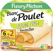 Blanc de Poulet 100% Filet - Géant Casino à Malakoff Blanc de Poulet 100% Filet en promo chez Géant Casino Malakoff à 2,53 €