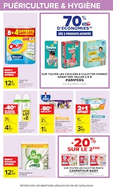 Pampers en promo dans le catalogue Carrefour à la page 48