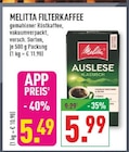 Filterkaffee Angebote von Melitta bei Marktkauf Ahlen für 5,49 €