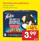 Katzennahrung Multipack im Angebot bei Netto Marken-Discount in Dortmund Katzennahrung Multipack Angebote von Felix bei Netto Marken-Discount Dortmund für 3,99 €