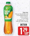 Mix aus Tee-Extrakt und Fruchtsaftkonzentrat von fuze tea für 1,29 € bei E center im Angebot Mix aus Tee-Extrakt und Fruchtsaftkonzentrat von fuze tea im aktuellen E center Prospekt