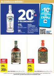 Rhum Angebote im Prospekt "ALCOOLS & BIÈRES" von Carrefour auf Seite 10