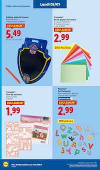 Promotion Livre enfant dans le prospectus Lidl, valable du 03/01/2026 au 07/01/2026 Promo Livre enfant dans le catalogue Lidl du moment à la page 68