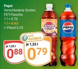 Pepsi im Angebot bei GLOBUS in Oberursel Pepsi Angebote bei GLOBUS Oberursel für 0,79 €