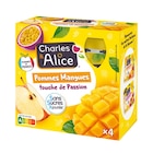 Compote Sans Sucres Ajoutés - CHARLES & ALICE - Carrefour Market Compote Sans Sucres Ajoutés - CHARLES & ALICE à 2,49 € dans le catalogue Carrefour Market