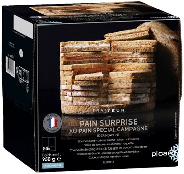 Picard Saintes - Pain surprise au pain spécial campagne Promo Pain surprise au pain spécial campagne dans le catalogue Picard Joyeux Noël(s) à Saintes