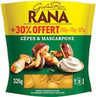 Ravioli cèpes et mascarpone - RANA - Intermarché Super Ravioli cèpes et mascarpone - RANA à 2,99 € dans le catalogue Intermarché Super