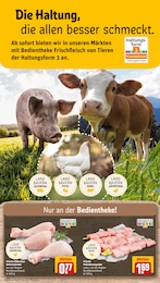REWE Haehnchenschenkel im Prospekt 