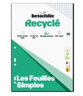 Bureau Vallée Recyclé - 300 feuilles simples A4 - grands carreaux (Seyes) - perforées - Bureau Vallée Recyclé à 4,89 € dans le catalogue Bureau Vallée