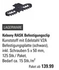 RASK Befestigungsclip im Angebot bei bauwelt Delmes Heitmann in Buchholz RASK Befestigungsclip Angebote von Kebony bei bauwelt Delmes Heitmann Buchholz für 139,99 €