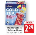 Cold Tea Himbeere-Zitrone im Angebot bei EDEKA in Karlsruhe Cold Tea Himbeere-Zitrone Angebote von Meßmer bei EDEKA Karlsruhe für 2,29 €