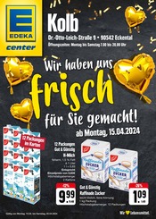Aktueller E center Supermarkt Prospekt in Schnaittach und Umgebung, "Wir haben uns frisch für Sie gemacht!" mit 4 Seiten, 15.04.2024 - 20.04.2024