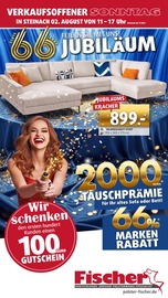 Aktueller Polstermöbel Fischer Prospekt mit Polstermöbel, "URLAUBSGELD FÜR ALLE", Seite 1