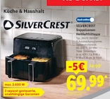 Doppelzonen-Heißluftfritteuse von SilverCrest im aktuellen Lidl Prospekt für 69,99 €