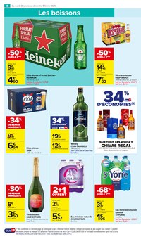 Promo Eau minérale gazeuse dans le catalogue Carrefour Market du moment à la page 12