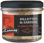 Rillettes de sardine au piment d'Espelette - La Doëlanaise en promo chez Intermarché Rennes à 1,11 €