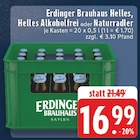 Helles Angebote von Erdinger Brauhaus bei E center Unna für 16,99 €