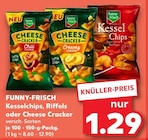 Kaufland - Kesselchips, Riffels oder Cheese Cracker Angebot im Prospekt Kesselchips, Riffels oder Cheese Cracker bei Kaufland im Prospekt "" für 1,29 €