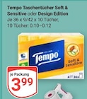 Taschentücher Soft & Sensitive bei GLOBUS im Prospekt "" für 3,99 €