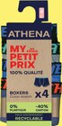 Lot de 4 boxers homme My Petit Prix - ATHENA en promo chez Intermarché Contact Calais à 14,90 €