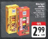 mini Mix Angebote von Ritter Sport bei EDEKA Altenburg für 2,99 €