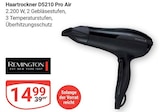 Haartrockner D5210 Pro Air im Angebot bei GLOBUS in Oberhausen Haartrockner D5210 Pro Air Angebote von Remington bei GLOBUS Oberhausen für 14,99 €
