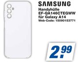 Handyhülle EF-QA146CTEGWW für Galaxy A14 im Angebot bei expert in Singen Handyhülle EF-QA146CTEGWW für Galaxy A14 Angebote von Samsung bei expert Singen für 2,99 €