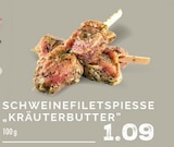 Schweinefiletspiesse Kräuterbutter Angebote bei EDEKA Voerde für 1,09 €
