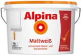 Wand- und Deckenfarbe Mattweiß Angebote von Alpina bei Kaufland Saarbrücken für 17,99 €