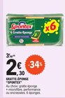 Gratte-éponge - SPONTEX dans le catalogue E.Leclerc