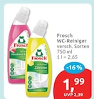 WC-Reiniger Himbeer-Essig von Frosch für 1,99 € bei budni im Angebot WC-Reiniger Himbeer-Essig von Frosch im aktuellen budni Prospekt