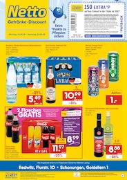 Netto Marken-Discount Prospekt für Schweinfurt mit 2 Seiten Netto Marken-Discount Prospekt für Schweinfurt: "DER ORT, AN DEM DU IMMER AUSGEZEICHNETE PREISE FINDEST.", 2 Seiten, 18.05.2026 - 23.05.2026