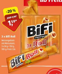 ALDI SÜD Sindelfingen - 3 x Bifi Roll 3 x Bifi Roll Angebot bei ALDI SÜD Sindelfingen im Prospekt "Meine Woche"
