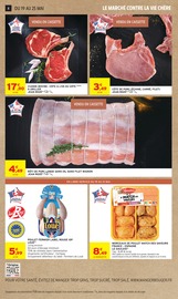 Promos Viande dans le catalogue "25% DE REMISE IMMÉDIATE OU D'AVANTAGE CARTE" de Intermarché Super Viande en promo dans le catalogue Intermarché Super à la page 8
