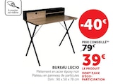 Bureau Lucio - Hyper U à Aix-en-Provence Bureau Lucio en promo chez Hyper U Aix-en-Provence à 39,00 €