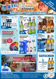 Bier im aktuellen Getränke City Prospekt (München) Bier im Getränke City Prospekt "Aktuelle Angebote" mit 4 Seiten (München)