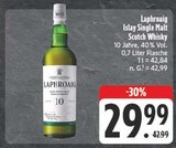 Aktuelles Islay Single Malt Scotch Whisky Angebot bei EDEKA in Erlangen ab 29,99 €