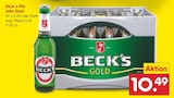 Aktuelles Pils oder Gold Angebot bei Netto Marken-Discount in Peine ab 10,49 €