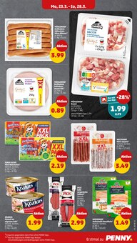 Wurst im Penny Prospekt "Wer günstig will, muss Penny." mit 44 Seiten (Braunschweig)