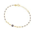 Bracelet en argent doré et pierres synthétiques en promo chez E.Leclerc Bracelet en argent doré et pierres synthétiques dans le catalogue E.Leclerc