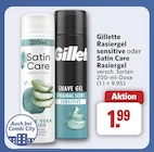 Aktuelle Rasierer Angebote bei combi in Paderborn Aktuelles Rasiegel sensitive Angebot bei combi in Paderborn ab 1,99 €