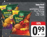 Intense Sweet & Spicy Curry Chips Angebote von funny-frisch bei EDEKA Görlitz für 0,99 €