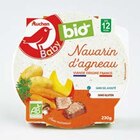 Auchan Hypermarché Burlats - Promo REPAS ASSIETTES BIO NAVARIN D'AGNEAU Promo REPAS ASSIETTES BIO NAVARIN D'AGNEAU à 1,59 € dans le catalogue Auchan Hypermarché "" à Burlats